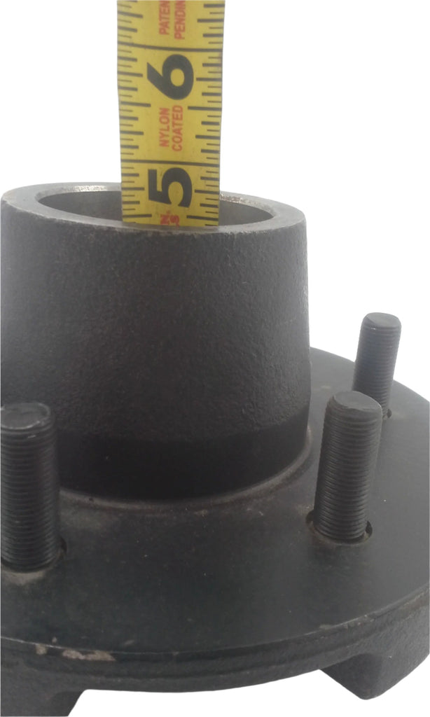 Idler Hub, 6000#, 6 x 5.5, Dexter, 1/2" Stud, Cupped & Studded, 15123+25580 (008-213-09-KIT)