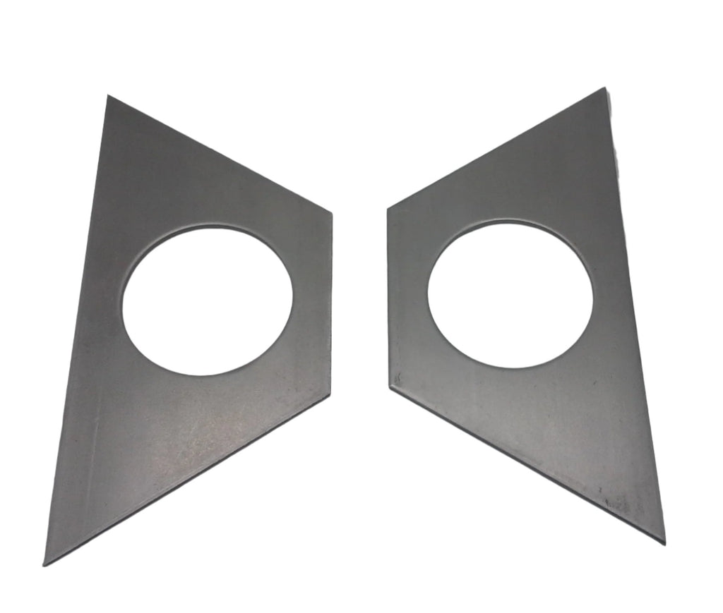 PAIR - Weld On Bracket Mount (Triangle) for 2" Round sealed Grommet Light LED (BSP-2-2)