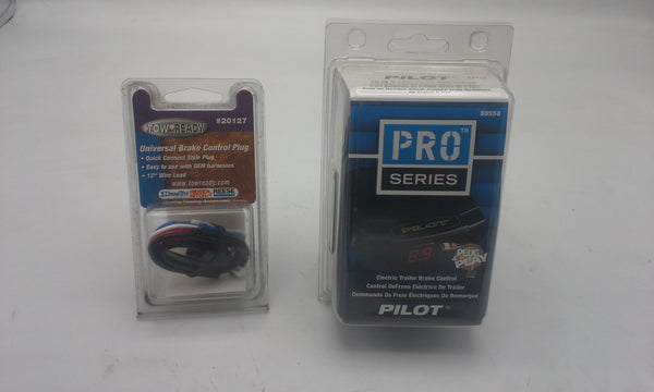 Pilot 80550 Electric Trailer Brake Control + Universal 12 Leads Plug (80550 + 20127)