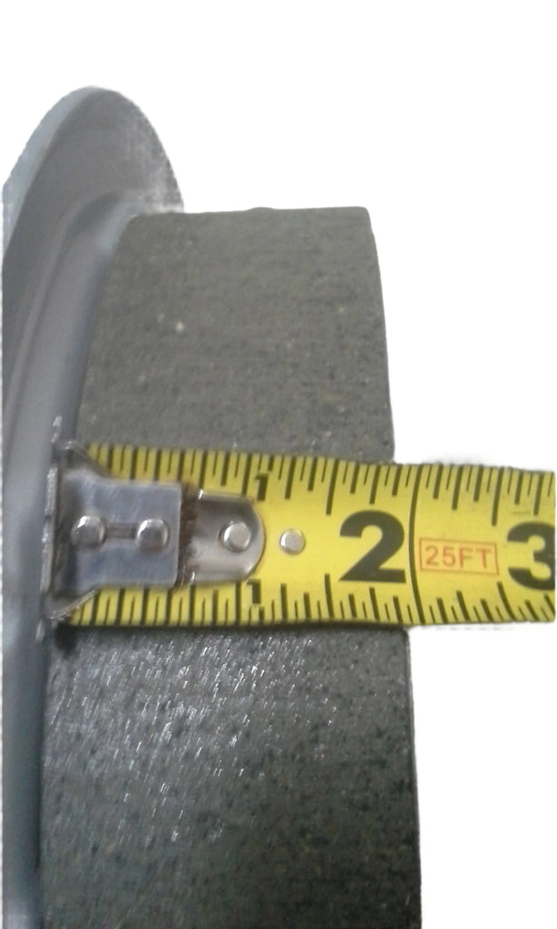 Brake, Hydraulic, 5,200 to 7000#, 12" x 2", 5 Bolt, Free Backing, Dacromet Coated, LEFT (77-12H-73)