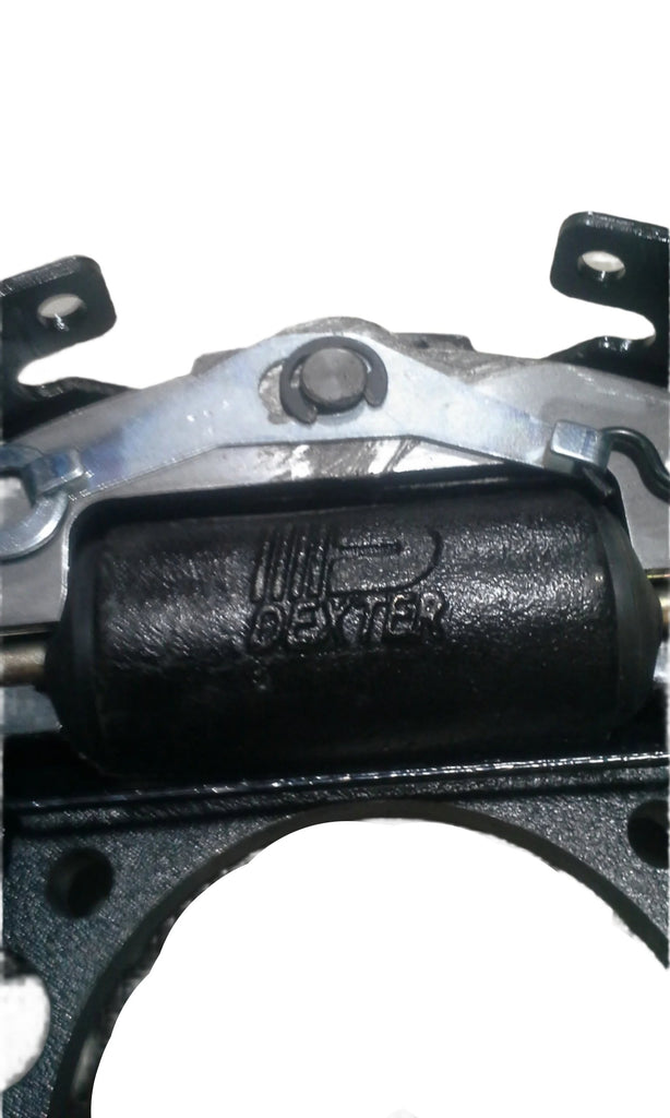 Hydraulic Brake 12K 12.25" x 5" Dexter 7 Bolt RIGHT Hand Trailer Backing Plate (K23-409-00)