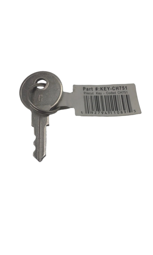 Replacement Key for Compartment, Cabinet, Luggage Doors (CH751)