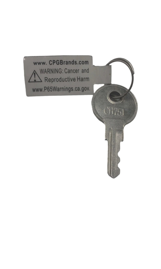 Replacement Key for Compartment, Cabinet, Luggage Doors (CH751)