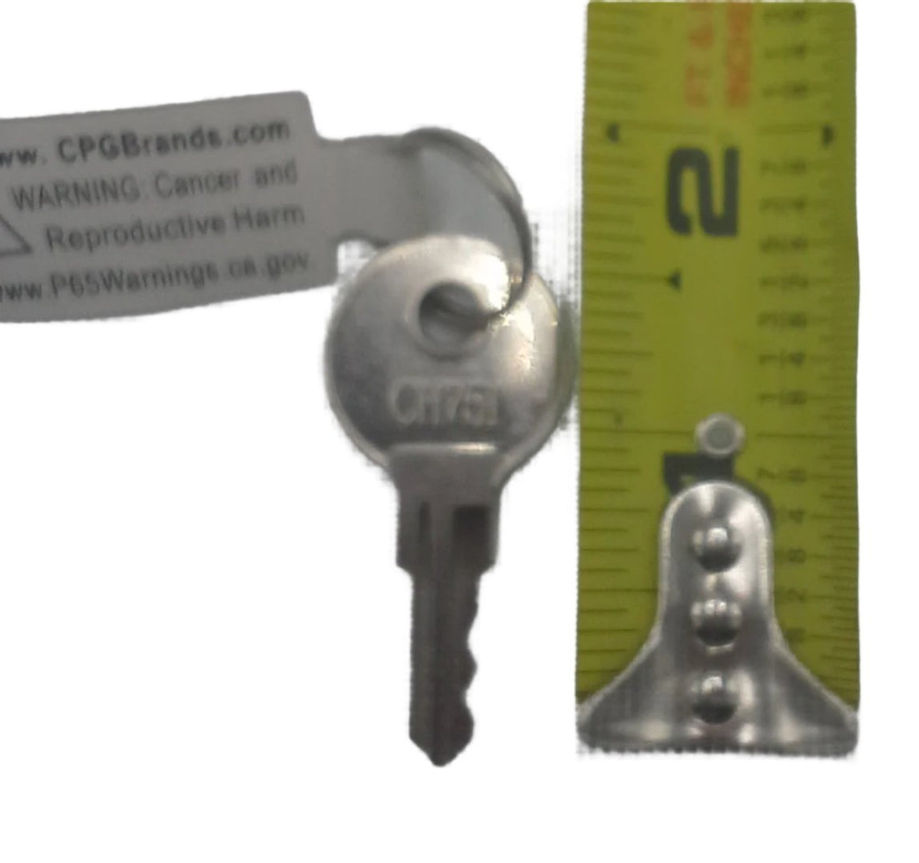 Replacement Key for Compartment, Cabinet, Luggage Doors (CH751)