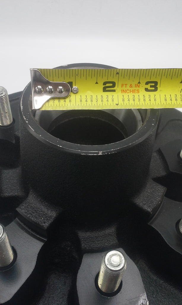 Right Side 8 Lug Drum + 12x 2 Brakes Trailer 8x6.5 6000 7000 Electric Shoes RV (92865-B-IMP-R)