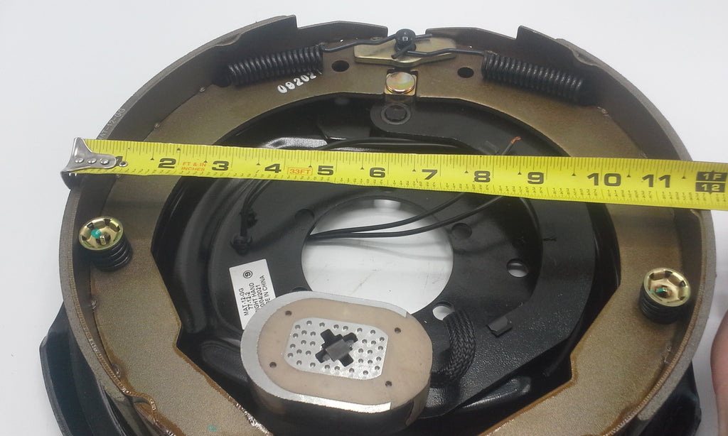 Right Side 8 Lug Drum + 12x 2 Brakes Trailer 8x6.5 6000 7000 Electric Shoes RV (92865-B-IMP-R)