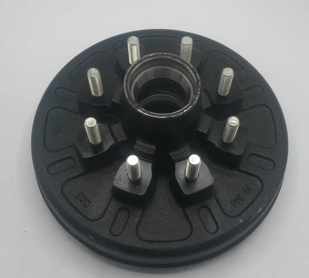 Right Side 8 Lug Drum 12x 2 Brakes Trailer 8x6.5 6000 7000 Electric Shoes 9/16" (568183-12RVEBRH)