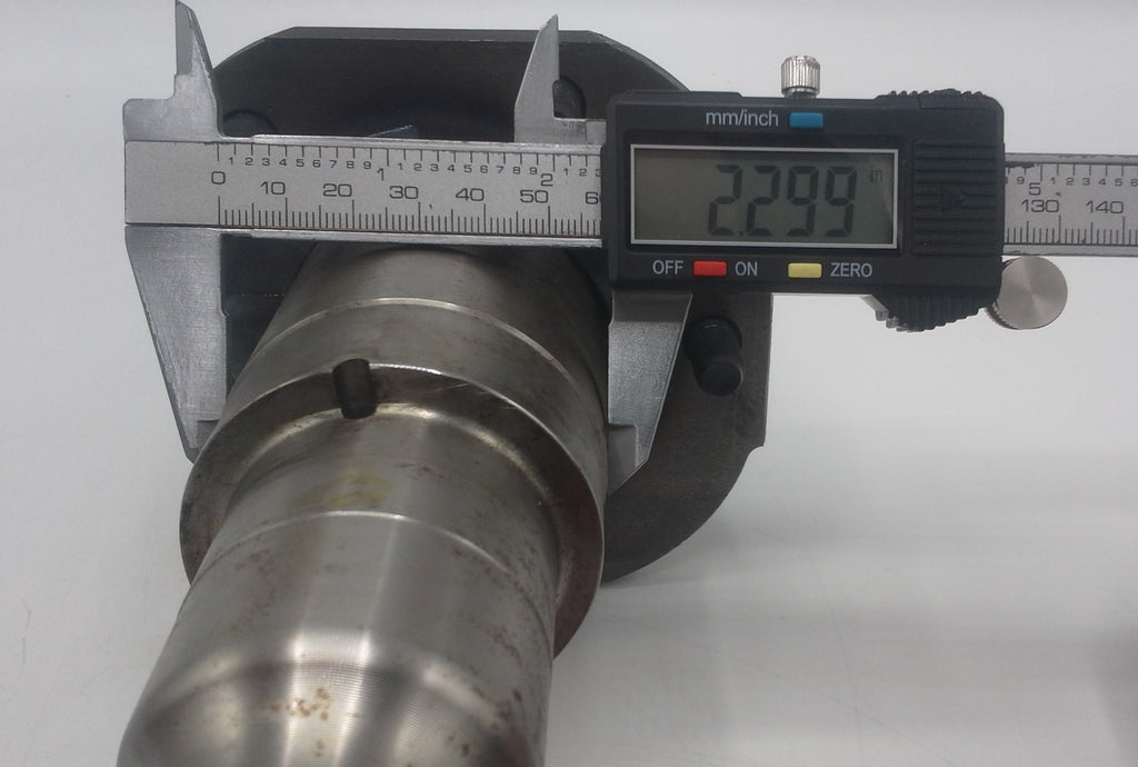 Spindle #42 for Torsion axle Lubed Flanged - 2.480 dia. weld end 1.51 long (SP-T60FBZ)