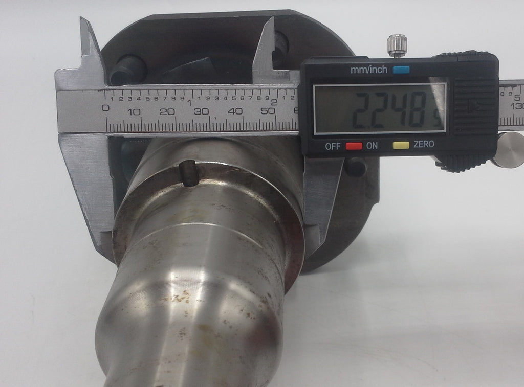 Spindle #42 for Torsion axle Lubed Flanged - 2.480 dia. weld end 1.51 long (SP-T60FBZ)