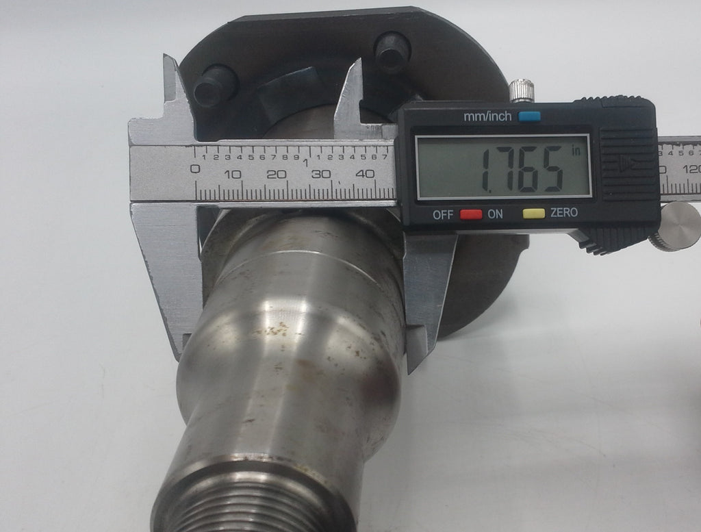 Spindle #42 for Torsion axle Lubed Flanged - 2.480 dia. weld end 1.51 long (SP-T60FBZ)