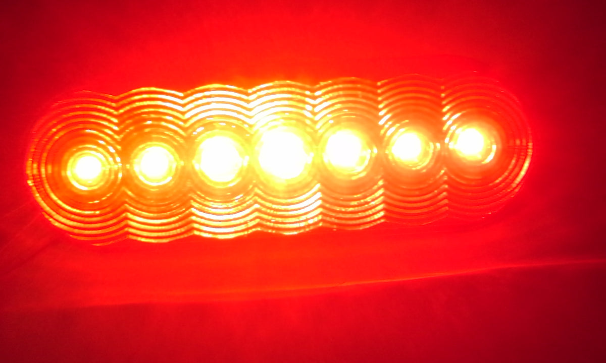 Stop Tail Turn Red Light 6" Oval (J-67-R)