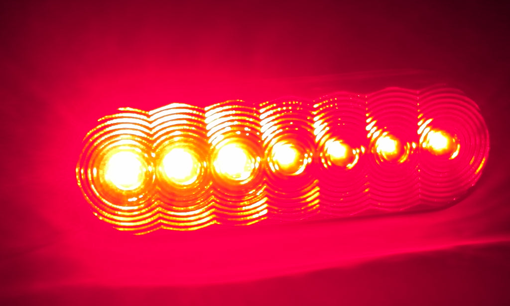 Stop Tail Turn Red Light 6" Oval (J-67-R)