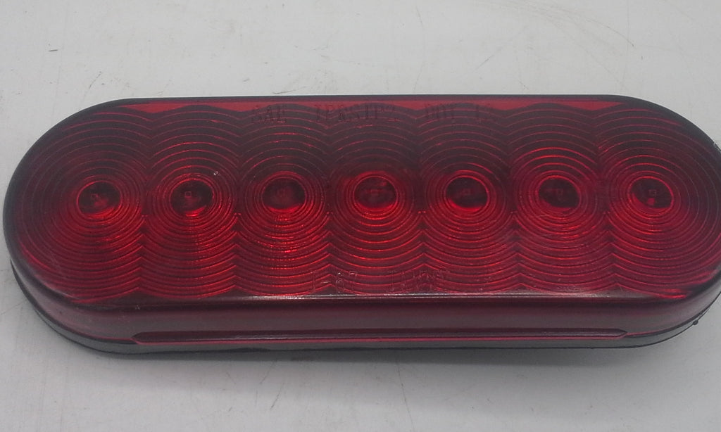 Stop Tail Turn Red Light 6" Oval (J-67-R)
