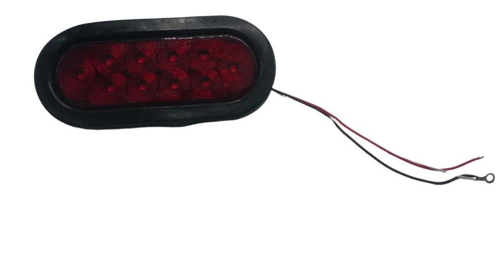 Steel Box LED 6 Oval Light Kit Trailer Truck Camper W/License Holder + Markers (LBK6-LIC-KIT-1)