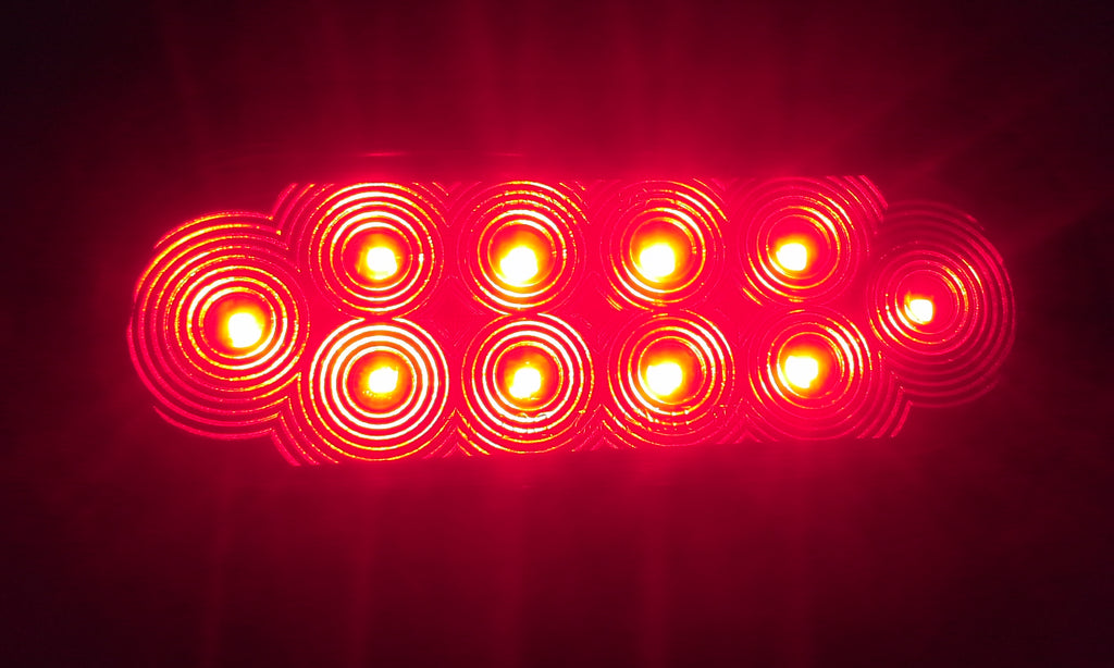 Steel Box LED 6 Oval Light Kit Trailer Truck Camper W/License Holder + Markers (LBK6-LIC-KIT-1)
