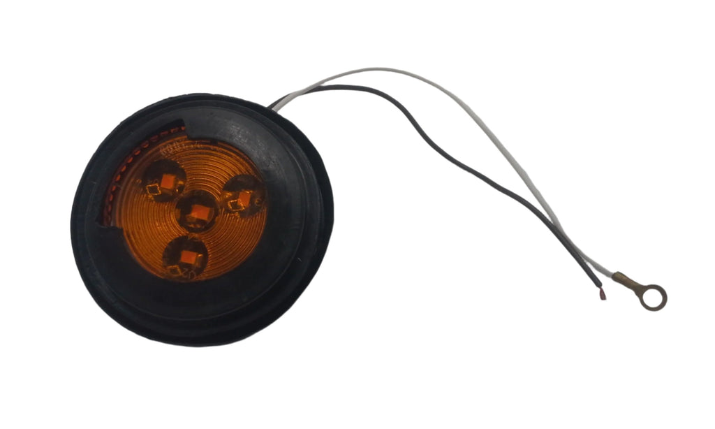 Steel Box LED 6 Oval Light Kit Trailer Truck Camper W/License Holder + Markers (LBK6-LIC-KIT-1)