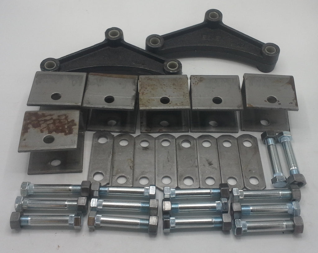 Suspension Hanger Kit with 3 Tall Hangers, Long Equalizers, 2.56 Shackle Straps (PYC-WFK-XYE)