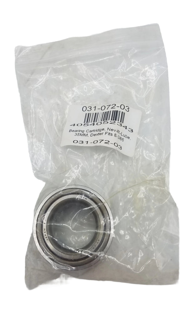 Nev-R-Lube 35mm Bearing Cartridge Dexter Never Lube Trailer Axle 3500# (031-072-03)