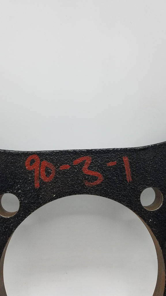 Yoke caliper mount bracket 8K Dexter disc brake, will not fit NEVERLUBE axles, use 090-007-01 (090-003-01)