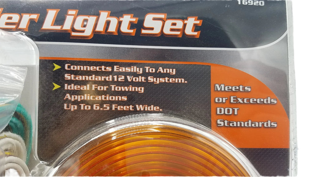 Magnetic Trailer Light Set Towing Temporary Flashers Kit (16920)
