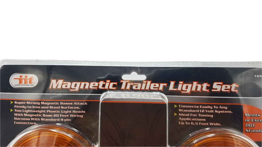 Magnetic Trailer Light Set Towing Temporary Flashers Kit (16920)