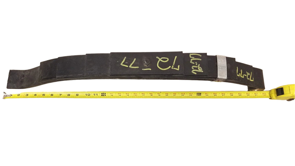 Leaf Spring, Slipper, Hook, 30.5" Long, 5 Leaf, 5000# Rated, 2.50" Wide