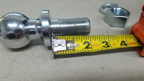 Hitch Ball 1-7/8" x 1" Shank 5000# Rated (17881)