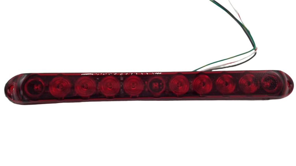 Innovative Lighting 15" Slimline Red/Red LED Stop Turn Tail Light (250-4400-1 + 250-9902-1-LOTOF2)