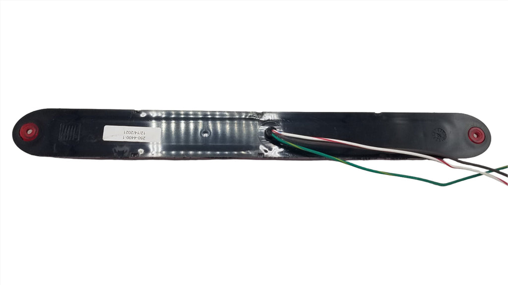 15" Slimline Red/Red LED Stop Turn Tail Light (x2) (250-4400-1-LOTOF2)