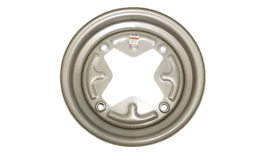 DEXSTAR VINTAGE STEEL WHEEL, SILVER IN COLOR, 13? X 4.5? 4 ON 9.44? BOLT PATTERN (20208)