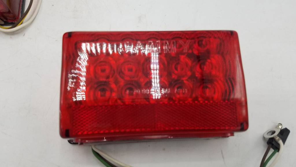 TWO Pair (4 pcs) LED Box Stop Turn Tail Trailer Camper RV Lights, J-72L J72J-72 (2XJ-72 + 2XJ-72-L)