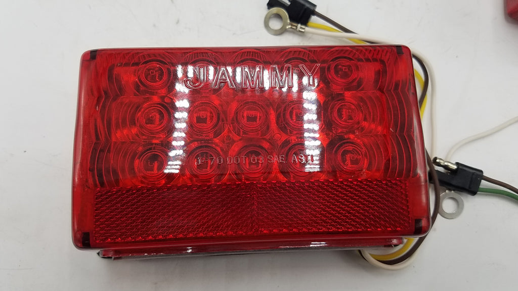 TWO Pair (4 pcs) LED Box Stop Turn Tail Trailer Camper RV Lights, J-72L J72J-72 (2XJ-72 + 2XJ-72-L)