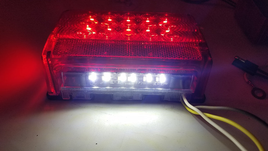 TWO Pair (4 pcs) LED Box Stop Turn Tail Trailer Camper RV Lights, J-72L J72J-72 (2XJ-72 + 2XJ-72-L)