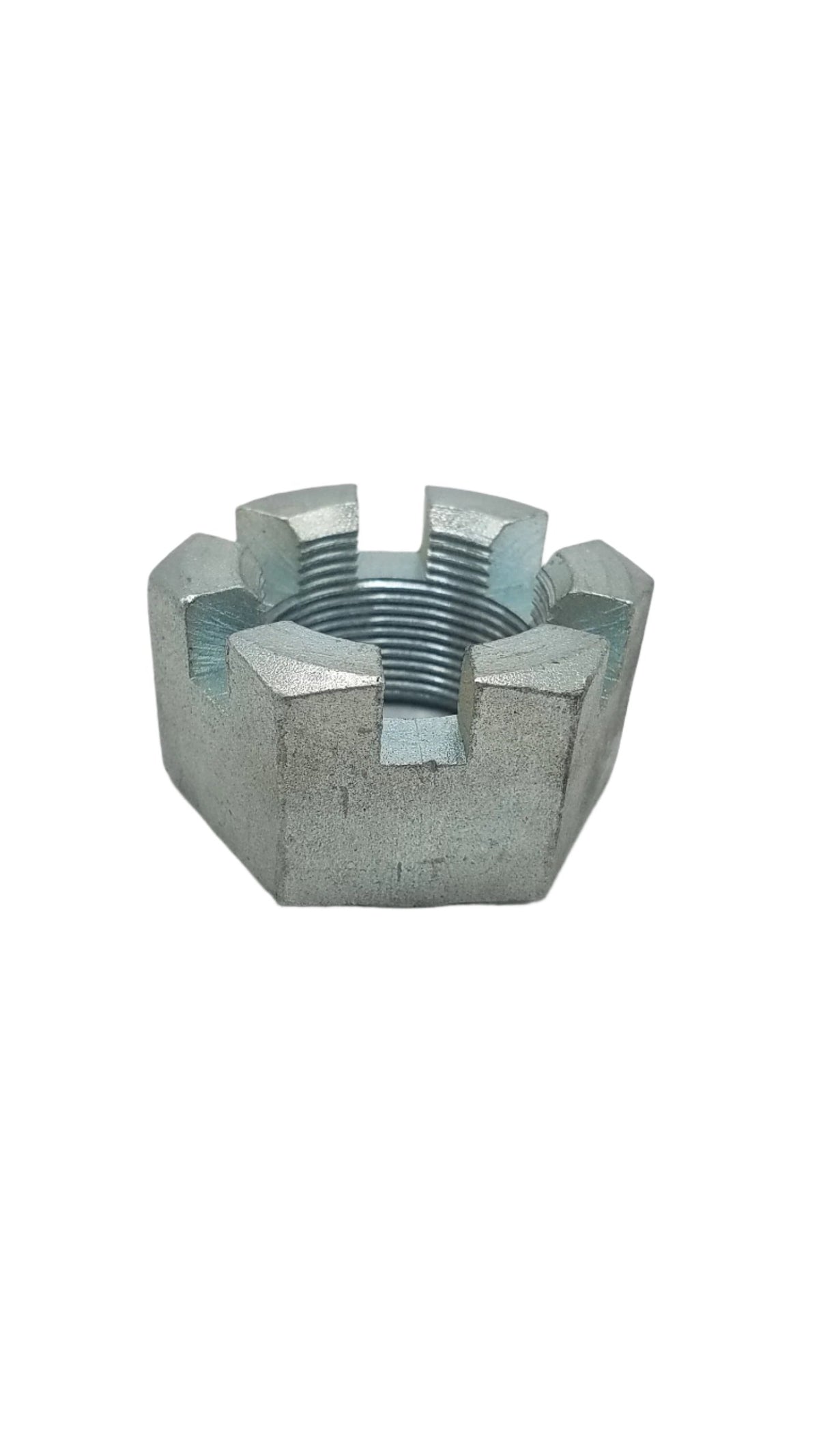 Lippert LCI Steel Locknut 1-3/4"-12 Thread Size Castle Nut Zinc Plated, For Rockwell 12K -16K axle (330037)