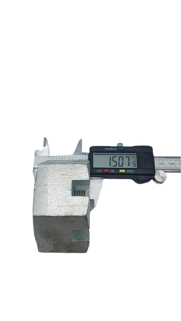 Lippert LCI Steel Locknut 1-3/4"-12 Thread Size Castle Nut Zinc Plated, For Rockwell 12K -16K axle (330037)