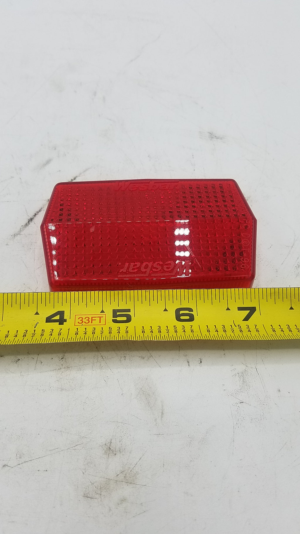 Wesbar Red Side Marker Light Replacement Lens (3377)