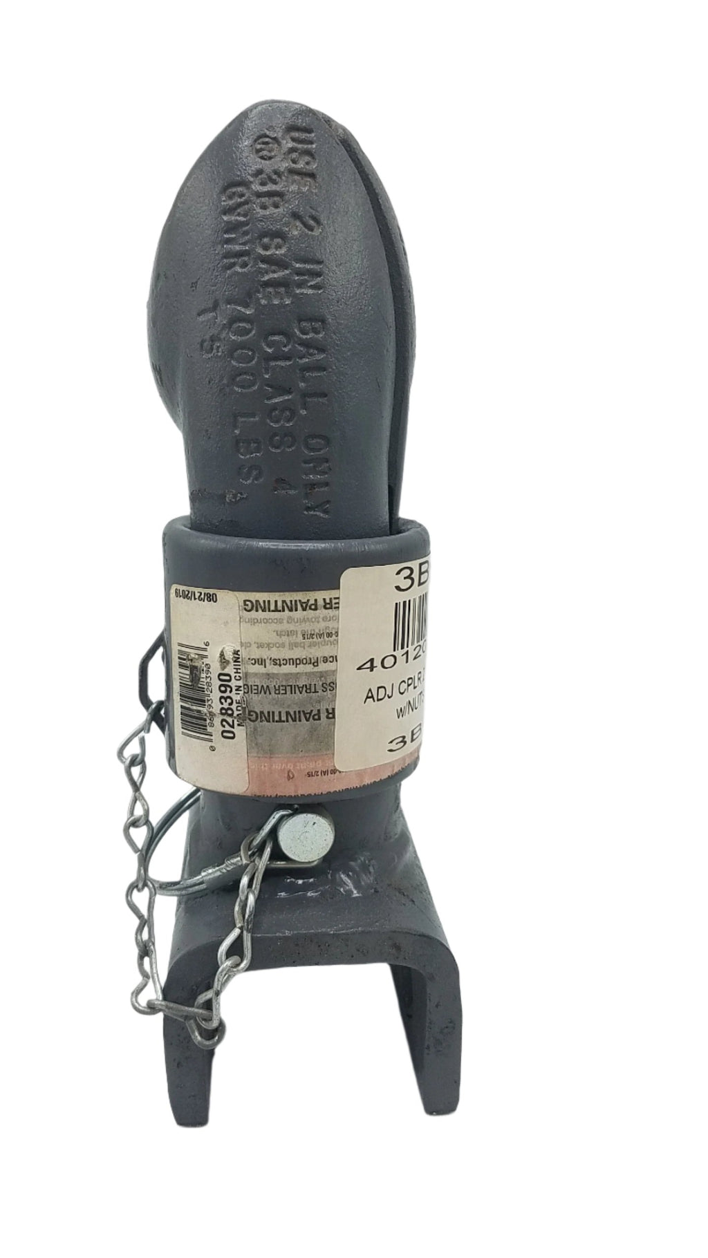 Adjustable coupler 2" 7K BLLDOG (INCLUDES NUTS & BOLTS) (3B6M-KIT)