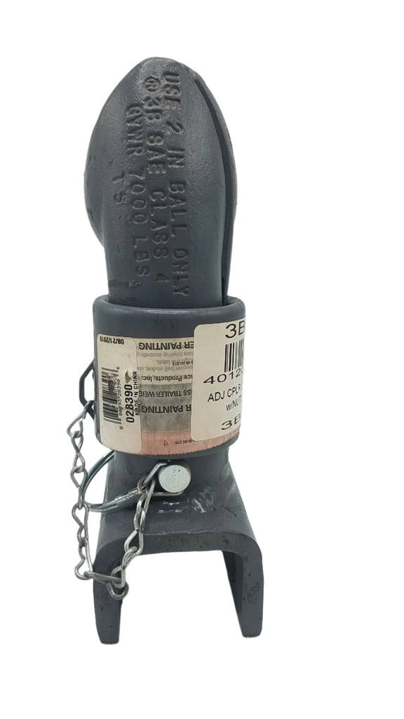 Adjustable coupler 2" 7K BLLDOG (INCLUDES NUTS & BOLTS) (3B6M-KIT)