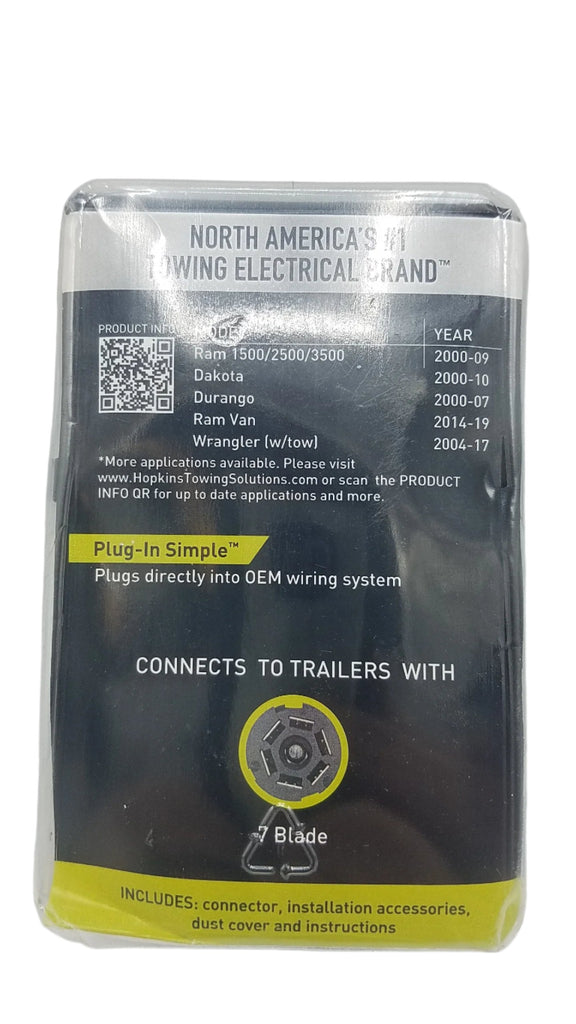 Hopkins, Wiring Harness, 7 way plug, OEM RAM 1500 (42190)