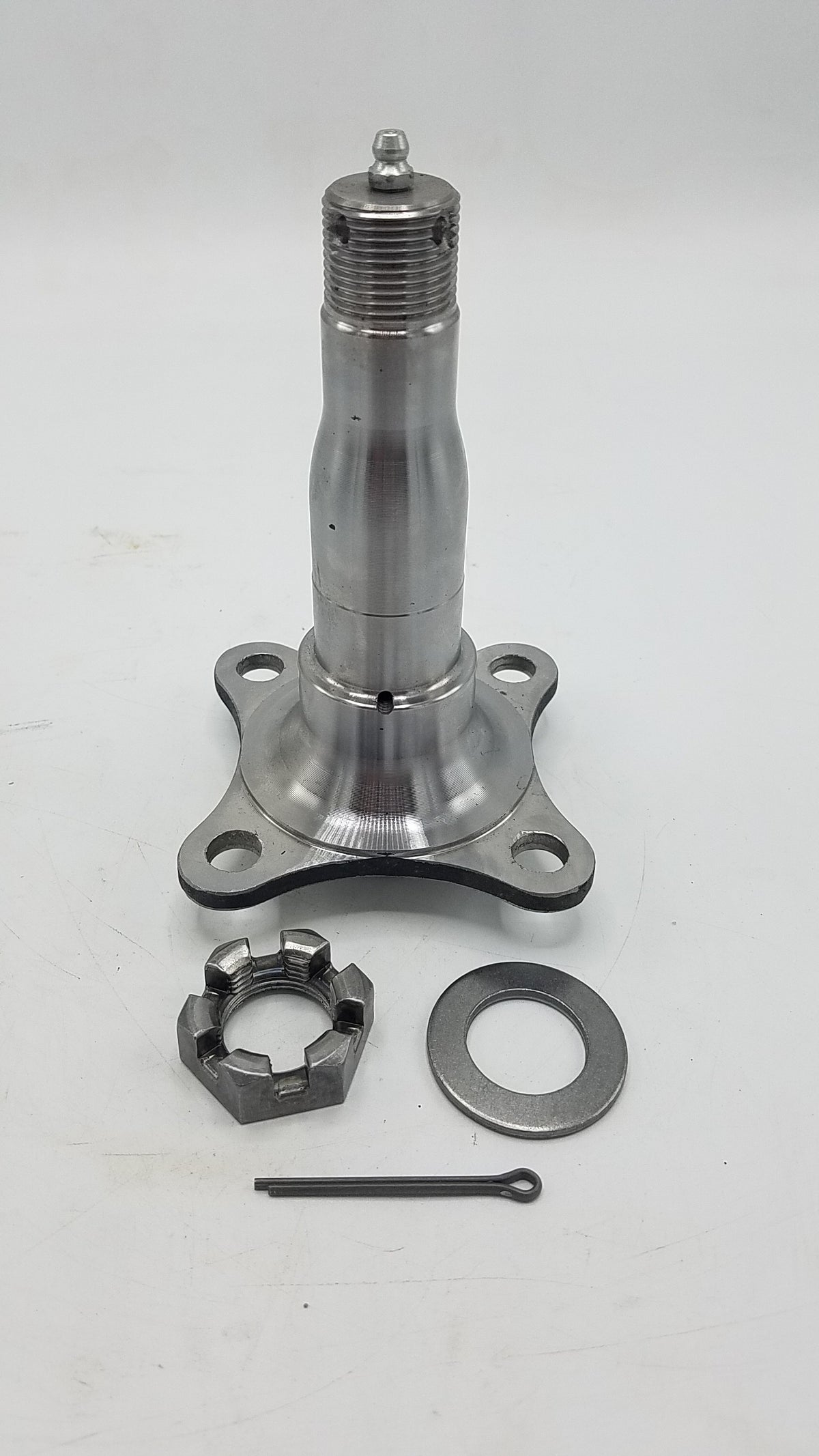 Weld-on 2.375" E-Z Lube Round Spindle W/ Brake Flange Trailer Axle #84 3,500-LB (66-84LZ-KIT)