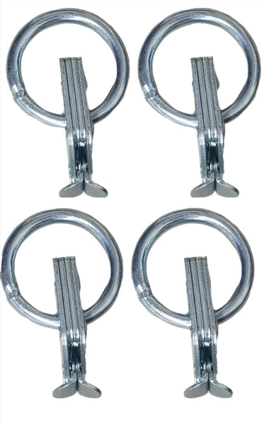 1/2 Weld On D Ring LIBRA Set Of 6 Weld-on 1/2" Forged D-Rings For - Foto 7