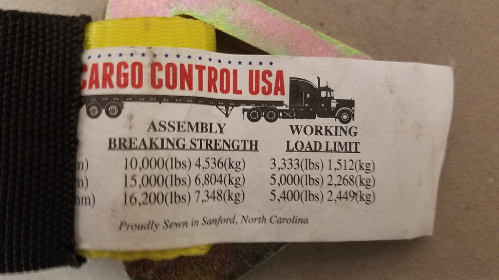 (PAIR) 2" x 2' Axle Straps with Delta Rings (802AS-2)