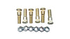 6x Drive in Trailer Hub Stud 9/16-18 x 2-5/16 7-132 Dexter 5200 6000 7000 Nuts (71326-KIT)