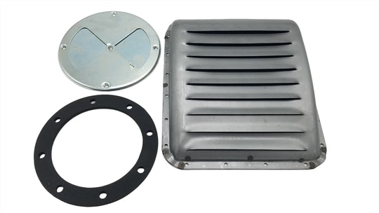 2-Piece roof Vent for Enclosed Trailers, Metal, 10" x 12" (9139)