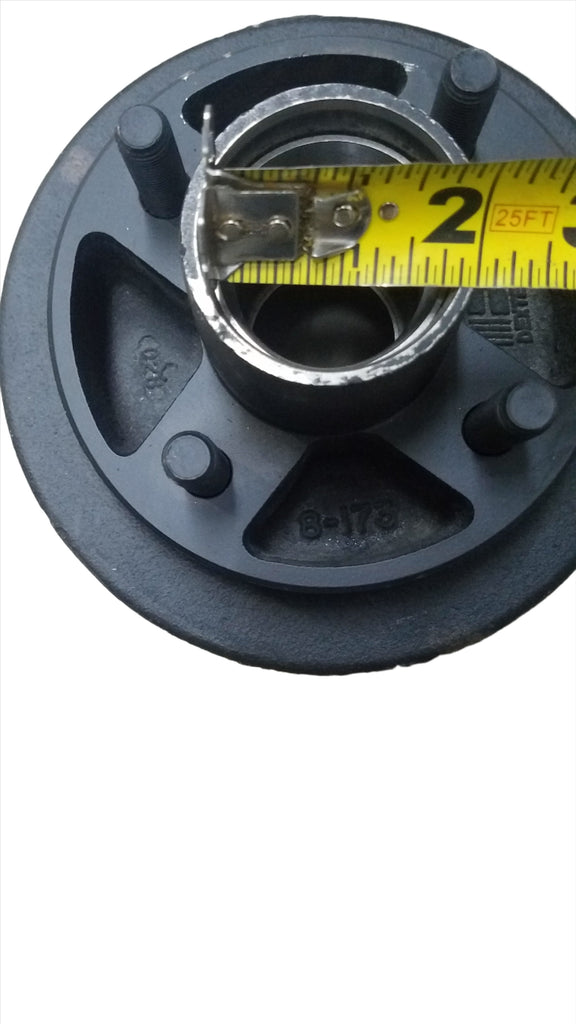 2-Dexter 7" 4x4 Drums 2000# with Left and Right Side 7" Dexter Genuine Backing Plates (817316-B-DEX)