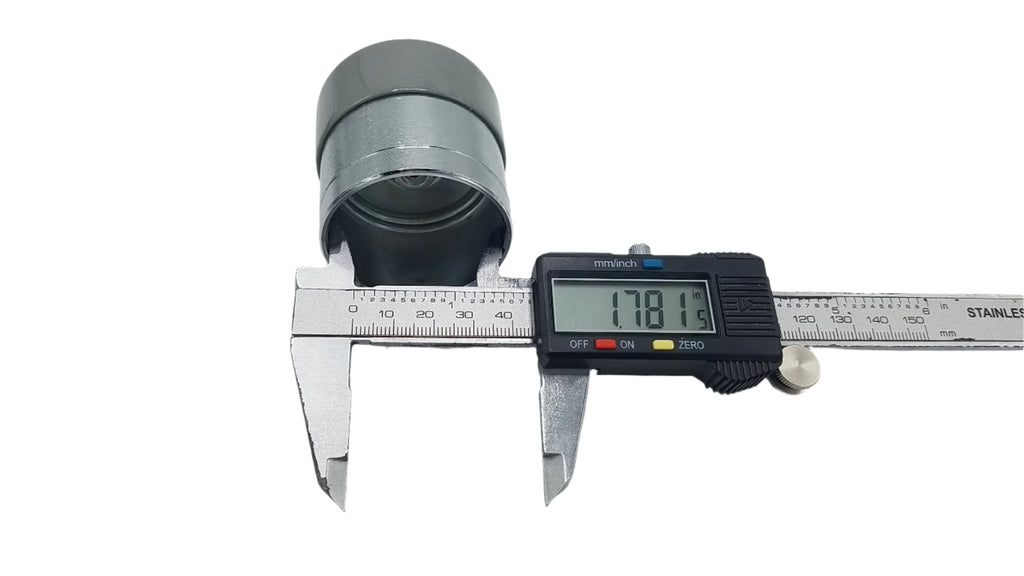 1 Pair 3500# Chrome Bearing Buddy Protectors 1.98" with Bras RG07-040 (BP-198-1P)