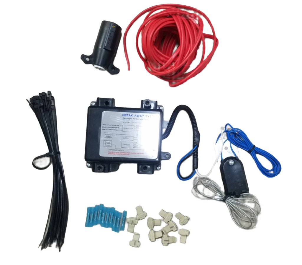 Add Brakes Complete, 3500#, 5 x 4.5 Drum, Nev-R-Adjust (82497-C-FSA-DEX)