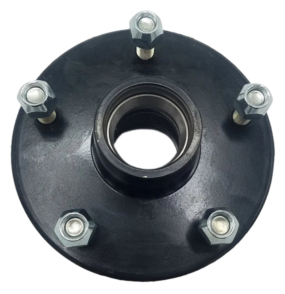 PAIR of 5x5.5 Hubs 3500# 5 Lug Fits Dexter Trailer axles (845551-KITX2)