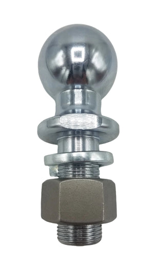 Brophy 2" Hitch Ball, 1" Shank, 6,000# Rated, For Trailer Ball Hitch (EH23C-C)