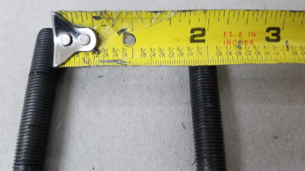 U-Bolt Kit, 1.75" x 4.25" x 3/8"-24, Fits 2000# (APUBR-10)